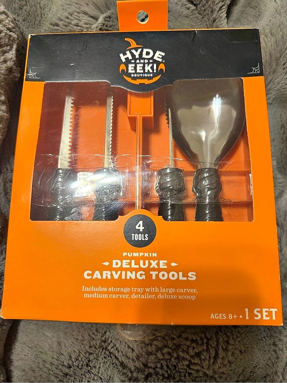 Hyde & EEK! Boutique Pumpkin Deluxe Carving Tools 4-Piece Set